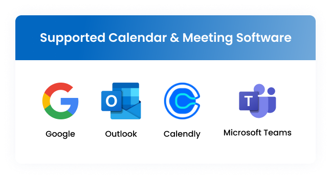 Calendar & Meeting Software integrations